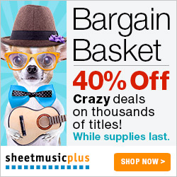 Sheet Music Plus Promo